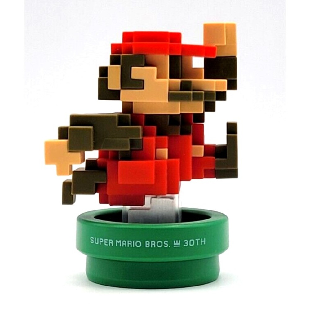AMIIBO SUPER MARIO BROS. 30TH ANNIVERSARY 8 BIT CLASSIC COLORS FIGURINE NINTENDO